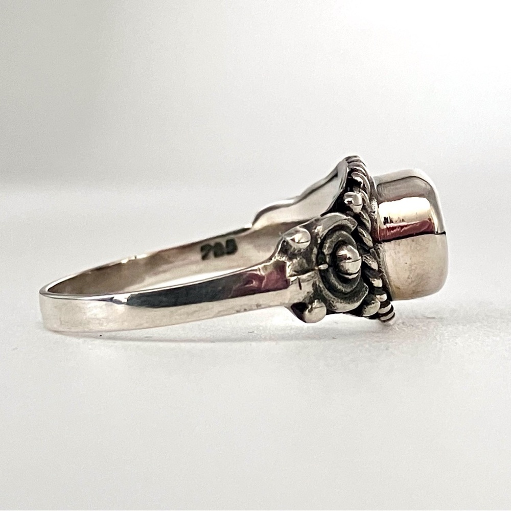 Artisan Ruby Ring In 925 Sterling Silver - image 3